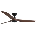 FARO 33817WT - Plafonski ventilator PUNT M braon/crno pr. 132 cm Wi-Fi Tuya + Daljinski upravljač