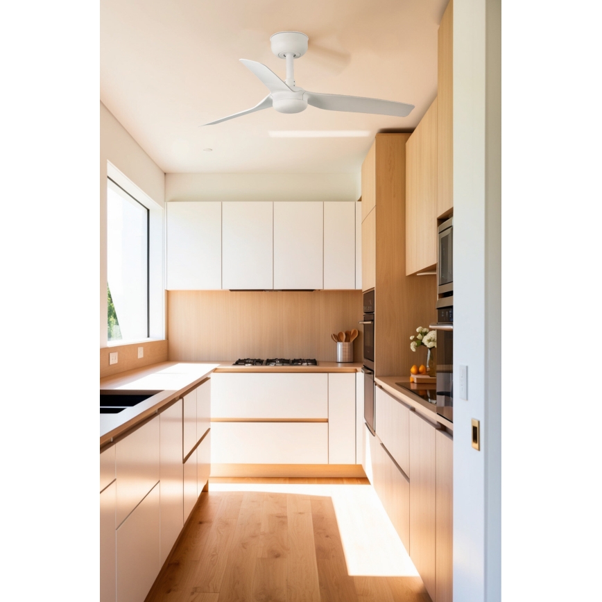 FARO 33820WT - Plafonski ventilator MINI PUNT S bela pr. 90 cm Wi-Fi Tuya + Daljinski upravljač