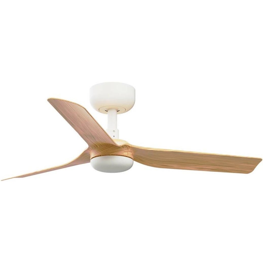 FARO 33821WT - Plafonski ventilator MINI PUNT S braon/bela pr. 90 cm Wi-Fi Tuya + Daljinski upravljač