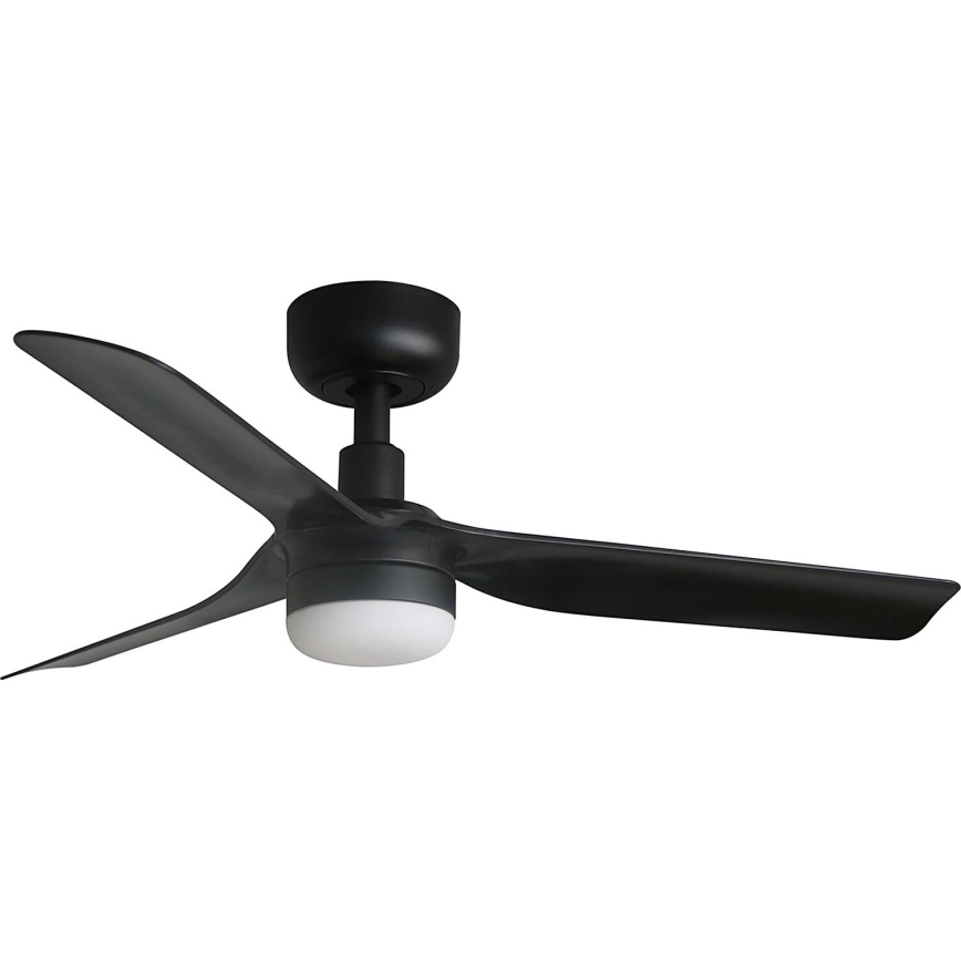 FARO 33822WT-1TW - LED prigušiva plafonski ventilator MINI PUNT S LED/10W/230V 2700/4000/6000K crna prečnika 90 cm Wi-Fi Tuya + daljinski upravljač
