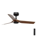 FARO 33823 - Plafonski ventilator MINI PUNT S braon/crno pr. 90 cm + Daljinski upravljač