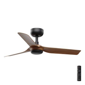 FARO 33823 - Plafonski ventilator MINI PUNT S braon/crno pr. 90 cm + Daljinski upravljač