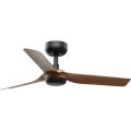 FARO 33823WT - Plafonski ventilator MINI PUNT S braon/crno pr. 90 cm Wi-Fi Tuya + Daljinski upravljač