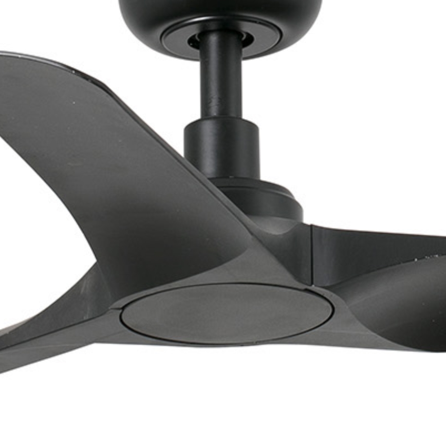 FARO 33825WT - Plafonski ventilator HEY S crno pr. 90 cm Wi-Fi Tuya + Daljinski upravljač