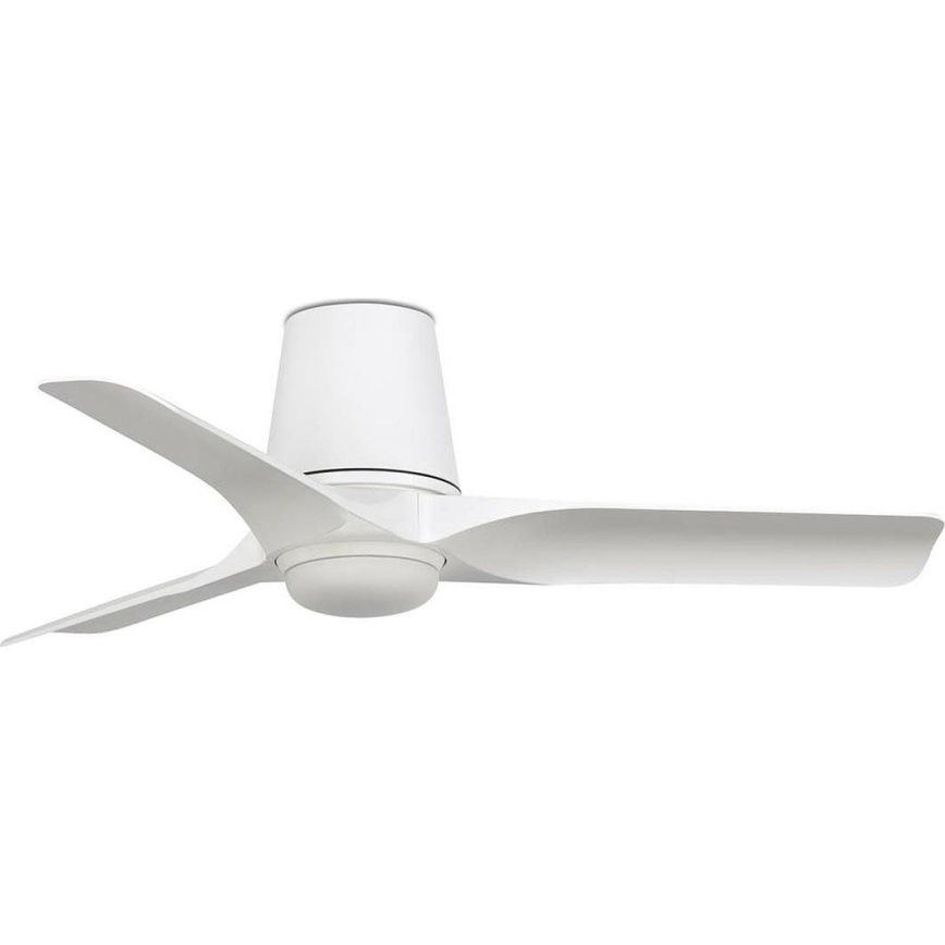 FARO 33826-1TW - LED Prigušivi plafonski ventilator HEY TUB S LED/10W/230V 2700/4000/6000K bela pr. 90 cm + Daljinski upravljač