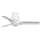 FARO 33826-1TW - LED Prigušivi plafonski ventilator HEY TUB S LED/10W/230V 2700/4000/6000K bela pr. 90 cm + Daljinski upravljač