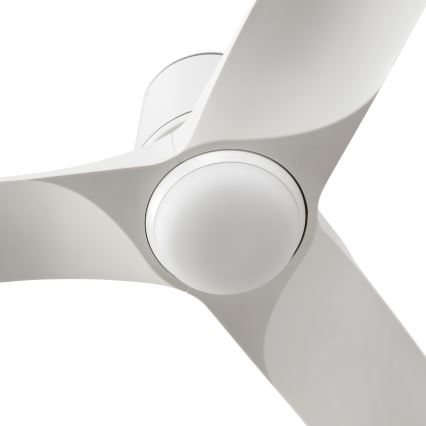 FARO 33826WT-1TW - LED Prigušivi plafonski ventilator HEY TUB S LED/10W/230V 2700/4000/6000K bela pr. 90 cm Wi-Fi Tuya + Daljinski upravljač