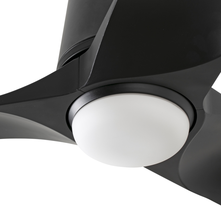 FARO 33827WT-1TW - LED Prigušivi plafonski ventilator HEY TUB S LED/10W/230V 2700/4000/6000K crno pr. 90 cm Wi-Fi Tuya + Daljinski upravljač