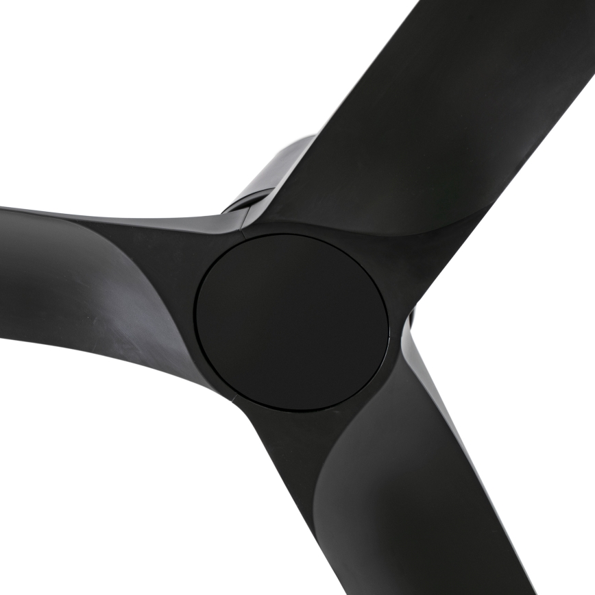 FARO 33827WT - Plafonski ventilator HEY TUB S crno pr. 90 cm Wi-Fi Tuya + Daljinski upravljač