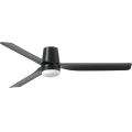 FARO 33830WT-1TW - LED prigušiva plafonski ventilator PUNT TUB M LED/18W/230V 3000/4200/6500K crna prečnik 132 cm Wi-Fi Tuya + daljinski upravljač