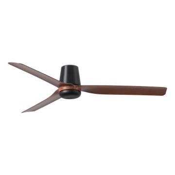 FARO 33831 - Plafonski ventilator PUNT TUB M braon/crno pr. 130 cm + Daljinski upravljač