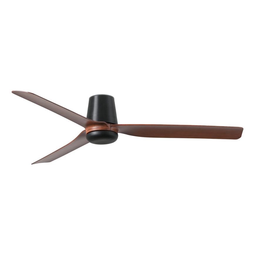 FARO 33831 - Plafonski ventilator PUNT TUB M braon/crno pr. 130 cm + Daljinski upravljač