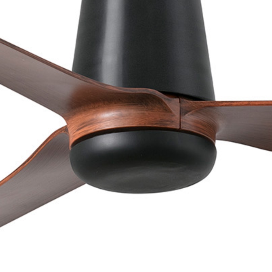 FARO 33831 - Plafonski ventilator PUNT TUB M braon/crno pr. 130 cm + Daljinski upravljač