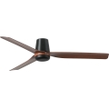 FARO 33831WT - Plafonski ventilator PUNT TUB M braon/crno pr. 132 cm Wi-Fi Tuya + Daljinski upravljač