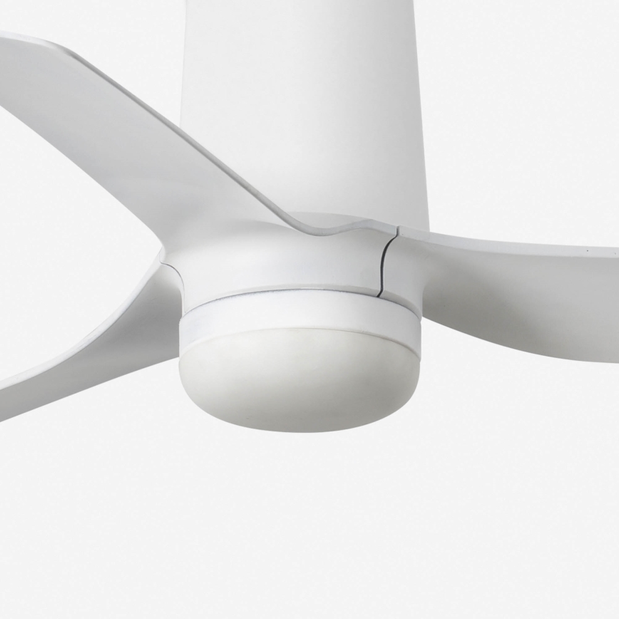 FARO 33832-1TW - LED Prigušivi plafonski ventilator MINI PUNT TUB S LED/10W/230V 2700/4000/6000K pr. 90 cm bela + Daljinski upravljač