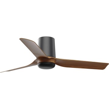 FARO 33835 - Plafonski ventilator MINI PUNT TUB S braon/crno pr. 90 cm + Daljinski upravljač
