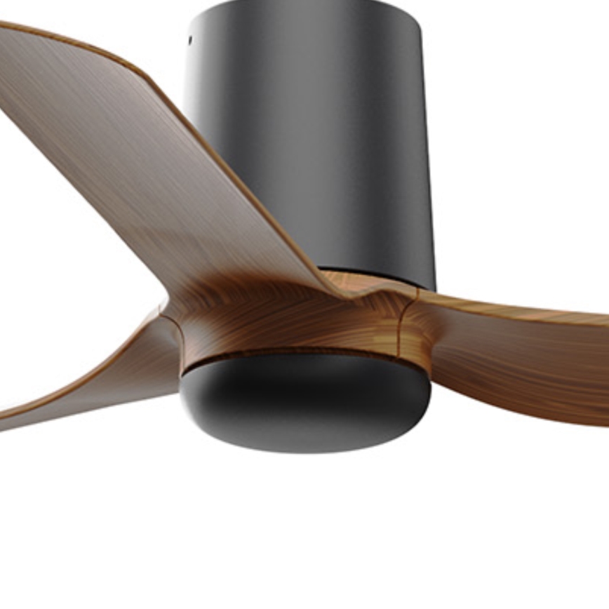 FARO 33835 - Plafonski ventilator MINI PUNT TUB S braon/crno pr. 90 cm + Daljinski upravljač