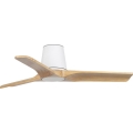 FARO 33836 - Plafonski ventilator HEYWOOD TUB S bor/bela pr. 90 cm + Daljinski upravljač