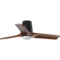 FARO 33837-1TW - LED Prigušivi plafonski ventilator HEYWOOD TUB S LED/10W/230V 2700/4000/6000K bor/crno pr. 90 cm + Daljinski upravljač
