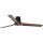 FARO 33839WT - Plafonski ventilator HEYWOOD TUB L bor/crno pr. 132 cm Wi-Fi Tuya + Daljinski upravljač