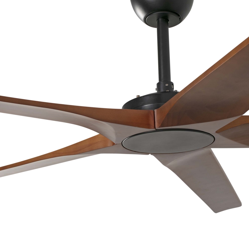 FARO 34190WT - Plafonski ventilator BIGWOOD XL bor/crno pr. 200 cm Wi-Fi Tuya + Daljinski upravljač