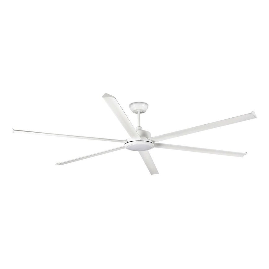FARO 34206-130 - LED Prigušivi plafonski ventilator ROTTERDAM XXL LED/32W/230V bela pr. 250 cm + Daljinski upravljač