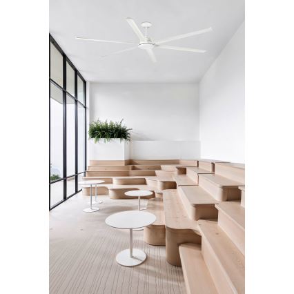 FARO 34206 - Plafonski ventilator ROTTERDAM XXL bela pr. 250 cm + Daljinski upravljač