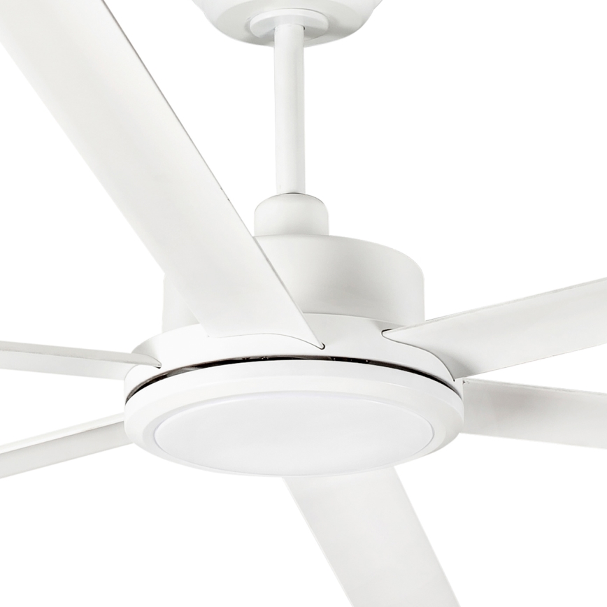 FARO 34206 - Plafonski ventilator ROTTERDAM XXL bela pr. 250 cm + Daljinski upravljač
