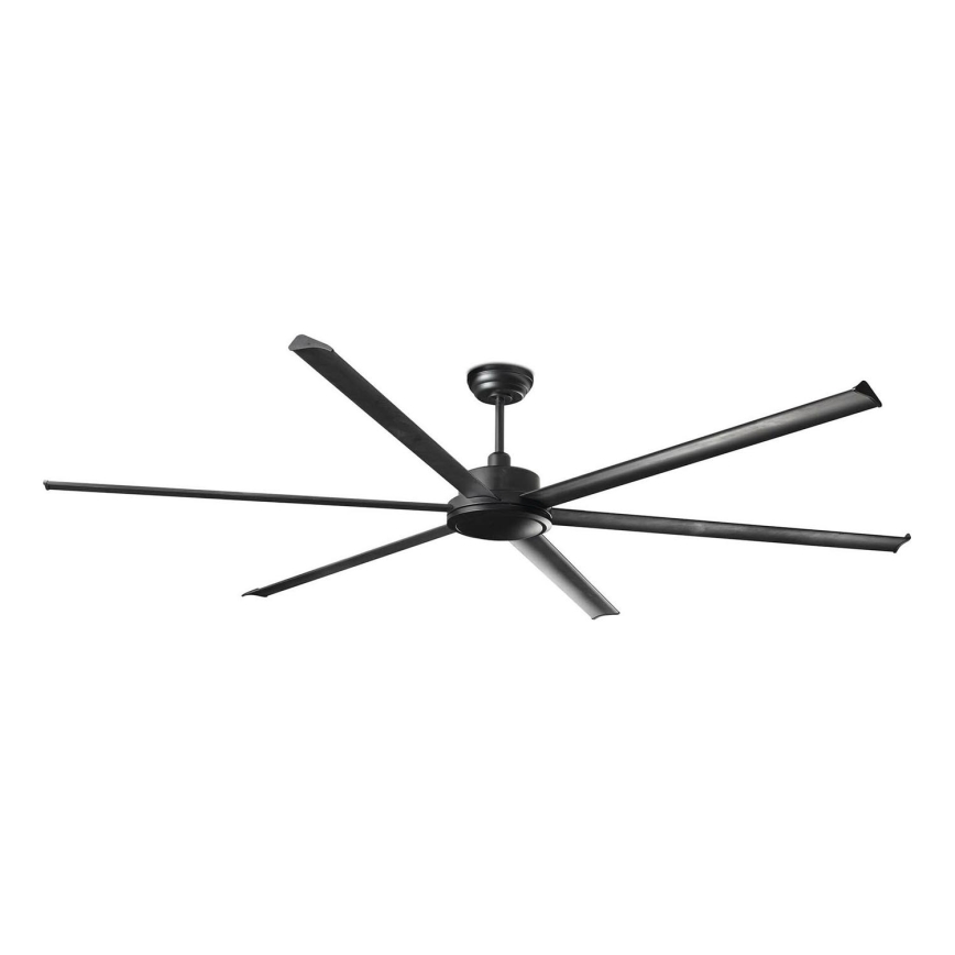 FARO 34207 - Plafonski ventilator ROTTERDAM XXL crno pr. 250 cm + Daljinski upravljač