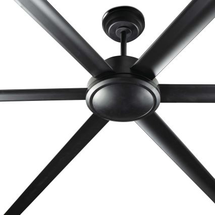 FARO 34207 - Plafonski ventilator ROTTERDAM XXL crno pr. 250 cm + Daljinski upravljač