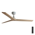 FARO 34280 - Plafonski ventilator KLIM M braon/bela pr. 125 cm + Daljinski upravljač