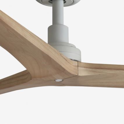 FARO 34280 - Plafonski ventilator KLIM M braon/bela pr. 125 cm + Daljinski upravljač