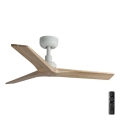 FARO 34281 - Plafonski ventilator KLIM S braon/bela pr. 92,5 cm + Daljinski upravljač