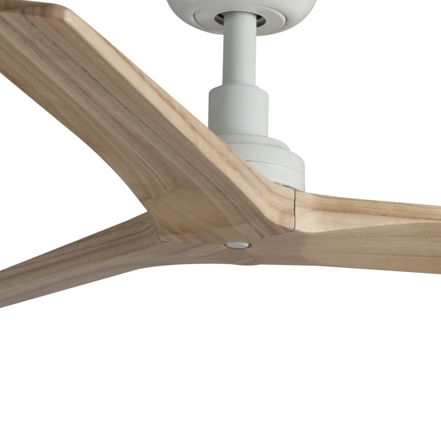 FARO 34281 - Plafonski ventilator KLIM S braon/bela pr. 92,5 cm + Daljinski upravljač