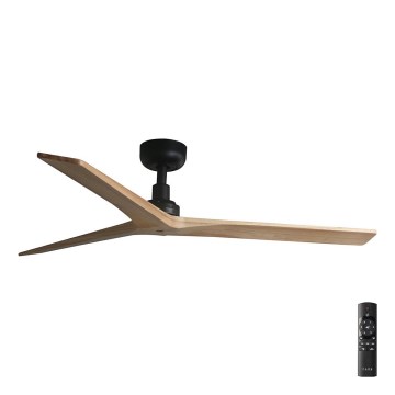 FARO 34283 - Plafonski ventilator KLIM M braon/crno pr. 125 cm + Daljinski upravljač