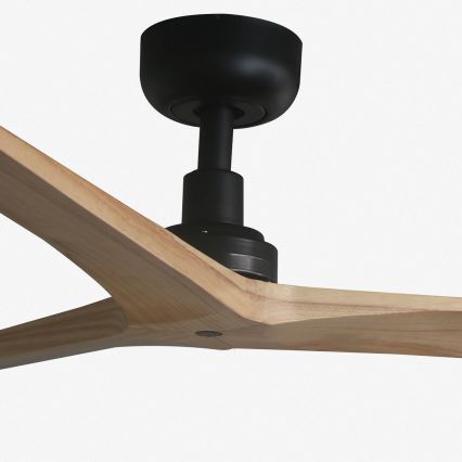 FARO 34283 - Plafonski ventilator KLIM M braon/crno pr. 125 cm + Daljinski upravljač