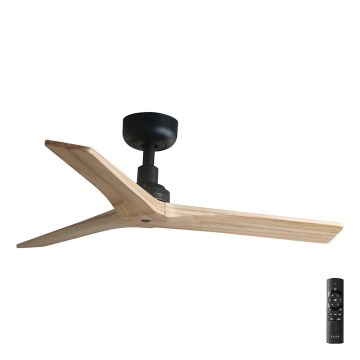 FARO 34284 - Plafonski ventilator KLIM S braon/crno pr. 92,5 cm + Daljinski upravljač