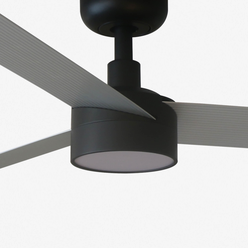 FARO 34286-1TW - LED Prigušivi plafonski ventilator CRUISER L LED/18W/230V 2700/4000/6500K pr. 132 cm crno/sivo + Daljinski upravljač