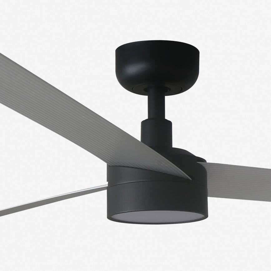 FARO 34287-1TW - LED Prigušivi plafonski ventilator CRUISER XL LED/18W/230V 2700/4000/6500K pr. 160 cm crno/sivo + Daljinski upravljač