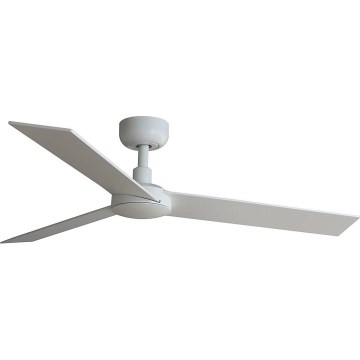 FARO 34295WT - Plafonski ventilator RUDDER S bela/bež pr. 106 cm Wi-Fi Tuya + Daljinski upravljač
