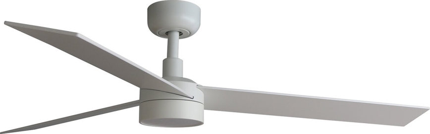 FARO 34297WT-1TW - LED Prigušivi plafonski ventilator RUDDER L LED/18W/230V 2700/4350/6000K bela pr. 132 cm Wi-Fi Tuya + Daljinski upravljač