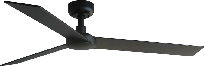 FARO 34298WT - Stropni ventilator RUDDER L crna/wenge preč. 132 cm Wi-Fi Tuya + daljinski upravljač
