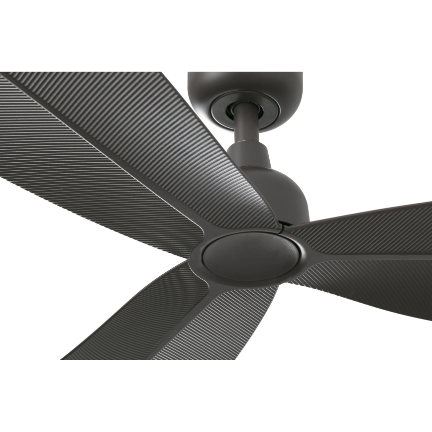 FARO 34301 - Plafonski ventilator PALMA, braon, prečnik 129 cm, IP44 + daljinski upravljač