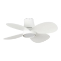 FARO 34315WT - LED Prigušivi plafonski ventilator KLOVER TUB S LED/20W/230V 2700/4000/6500K bela pr. 80 cm Wi-Fi Tuya + Daljinski upravljač