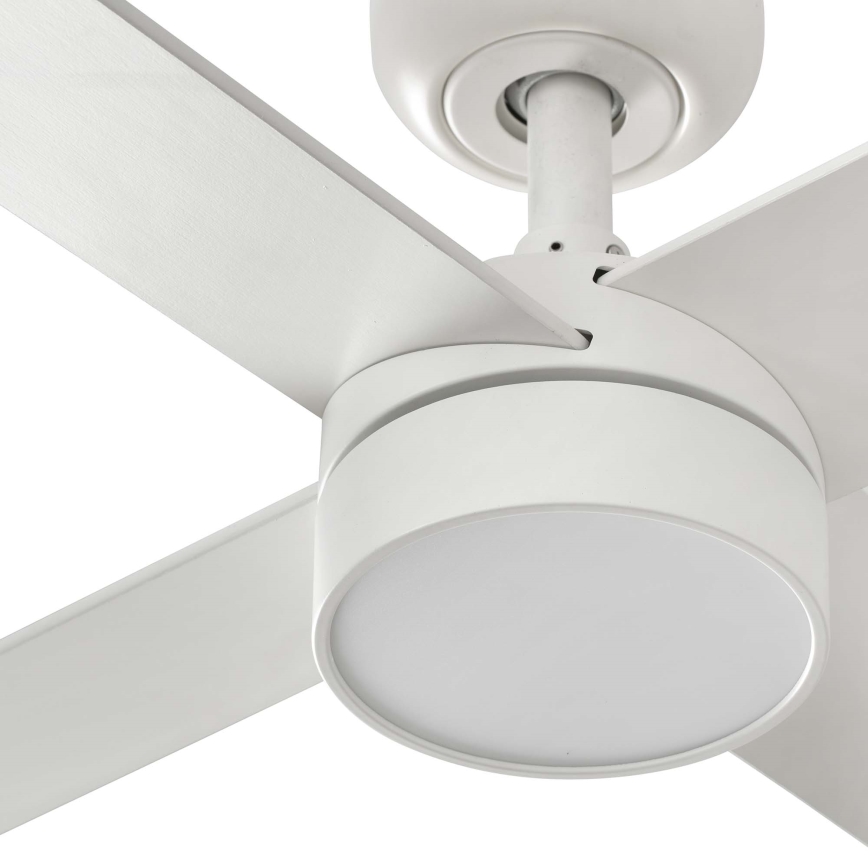 FARO 34355-1TW - LED Prigušivi plafonski ventilator RUDDER L LED/20W/230V bela/bež pr. 132 cm + Daljinski upravljač