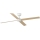 FARO 34355WT - Plafonski ventilator RUDDER L, bela/bež, prečnika 132 cm, Wi‑Fi Tuya + daljinski upravljač