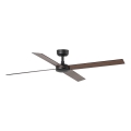 FARO 34356 - Plafonski ventilator RUDDER L braon/crno pr. 132 cm + Daljinski upravljač