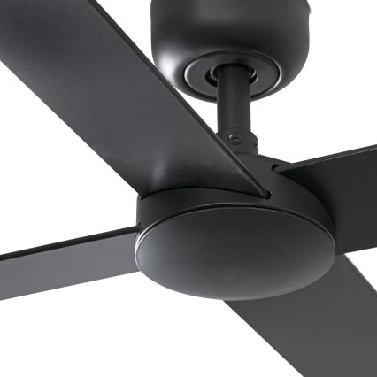 FARO 34356 - Plafonski ventilator RUDDER L braon/crno pr. 132 cm + Daljinski upravljač