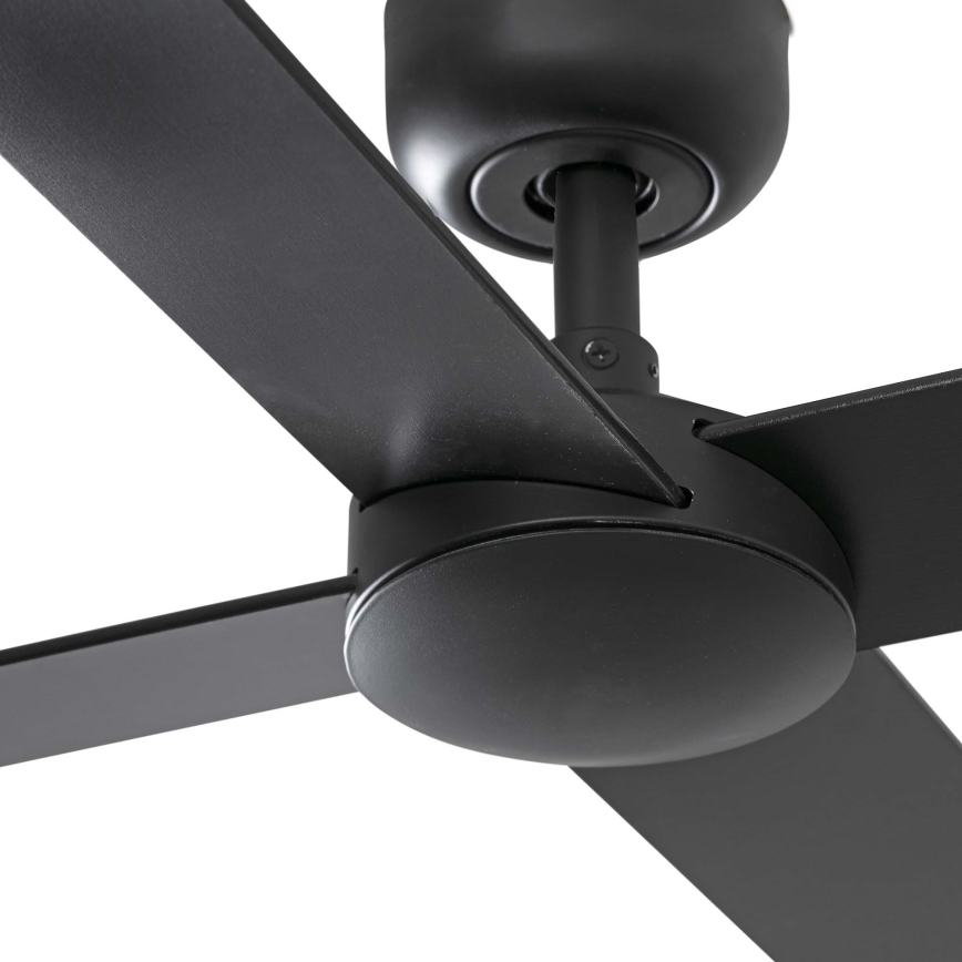 FARO 34356 - Plafonski ventilator RUDDER L braon/crno pr. 132 cm + Daljinski upravljač