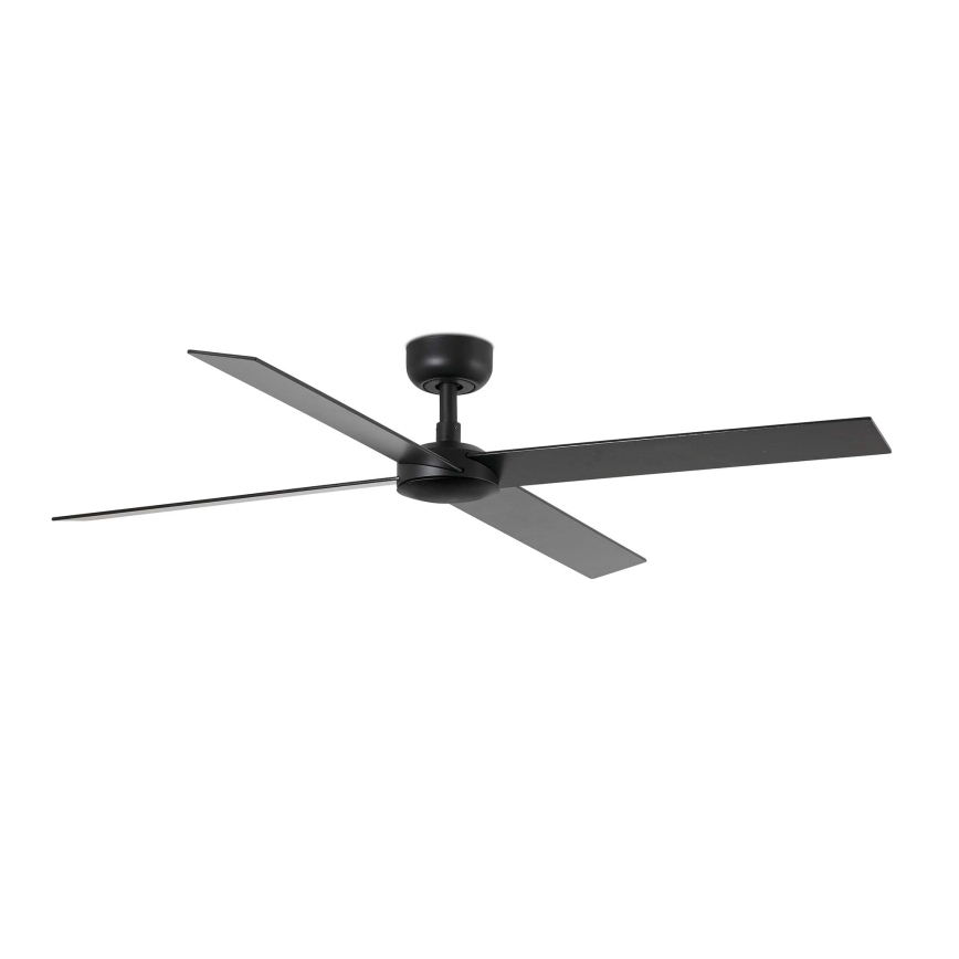 FARO 34356 - Plafonski ventilator RUDDER L braon/crno pr. 132 cm + Daljinski upravljač